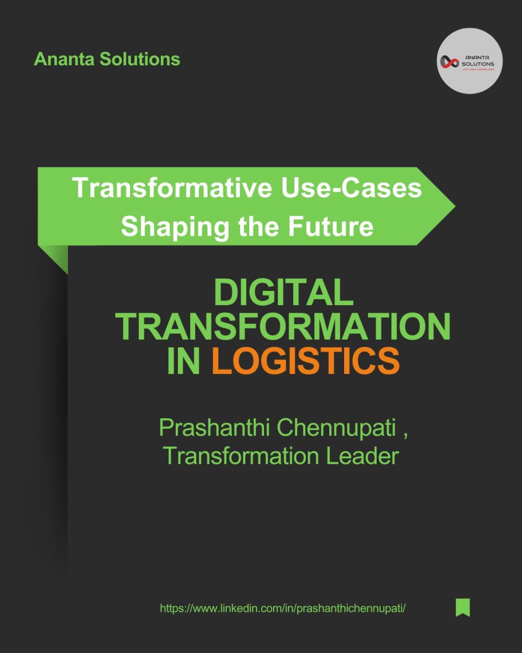 Digital Transformations – Logistics Industry&nbsp;Use-cases!!