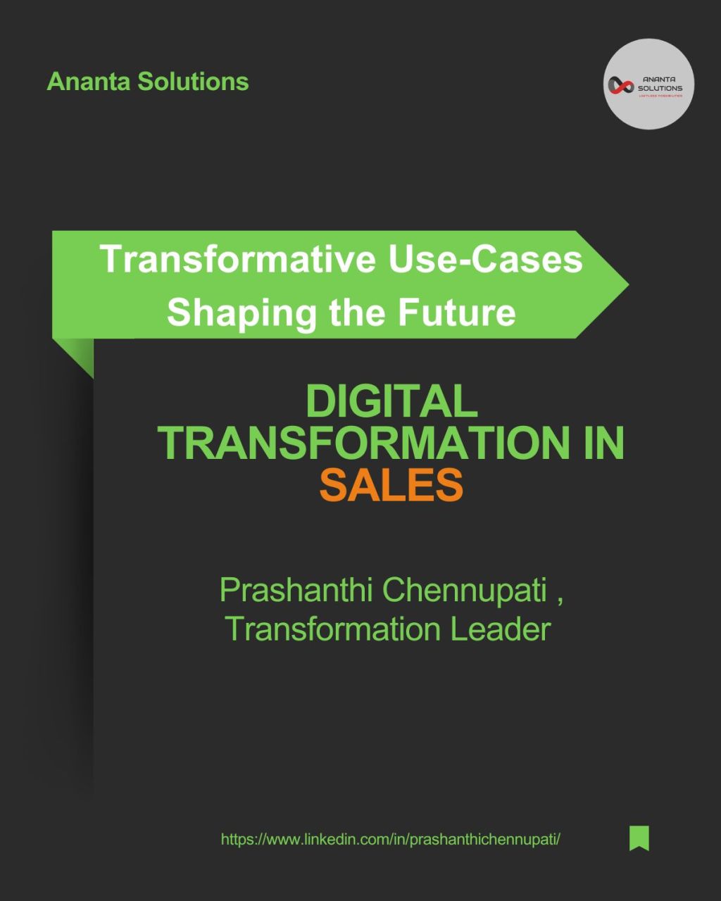  Navigating Digital Transformations – Sales&nbsp;Use-Cases!!